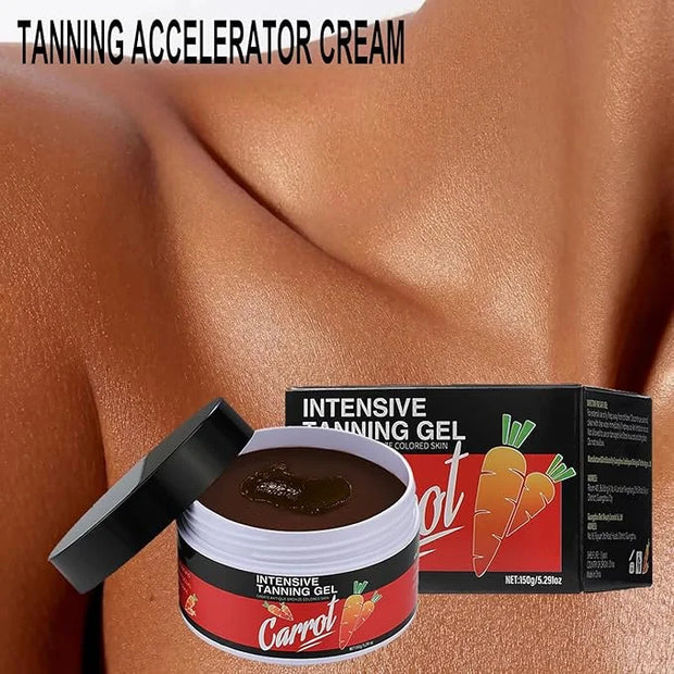 Carotene Tanning Gel, Haute Beauty Shine Brown Tanning Gel - Get a Radiant Glow with this Carrot Tanning Gel, Intensive Ca...