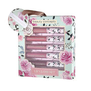 Beauty Concepts Lip Gloss Collection – Shimmering, Glossy Lip Makeup Set for a Radiant Finish, Floral Collection - Product...