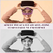 3 Pcs Adjustable VR Eye Mask Breathable VR Sweat Band Eye Face Cover Breathable Sweat Mask Comfortable VR Eye Mask Cover F...