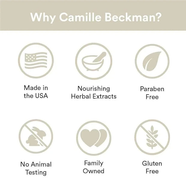 Camille Beckman Classic Collection Travel Trios, French Vanilla, Glycerine Hand Therapy 1.35 oz, Silky Body Cream 2 oz, Ha...