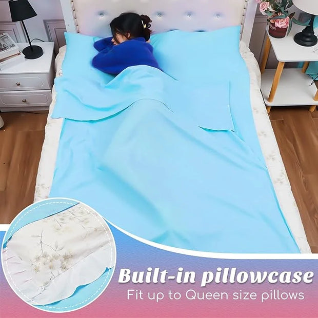 Irenare 2 Pcs Self Tanning Sleep Sack Self Tanning Sheets Protector Self Tan Sleep Bag Protect Sheets from Self Tanner Tra...