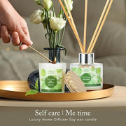 Spa Gift Basket - Tea Tree Bath Set With Shower Gel, Bubble Bath, Hand Cream, Soap, Salt, Essential Oil - Luxury Body Gift...