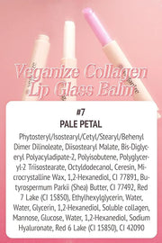 SELF BEAUTY Veganize Collagen Lip Glass Balm | Hydrating Lip Balm in 9 Vibrant Colors | Moisturizing Lip Care Infused with...