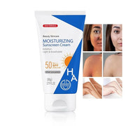 Hyaluronic Acid Body Sunscreen SPF 50, Sunscreen for Body & Face, Sunscreen Body Lotion Water Resistant, Hydrate Moisturiz...