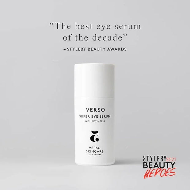 Verso Skin Care | Super Eye Serum | Rejuvenating Under Eye Serum for Youthful Skin | Eye Care Made Easy (0.67 fl oz) - Pro...