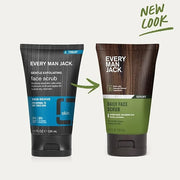 Every Man Jack Gentle Exfoliating Face Scrub For Men- Exfoliate Away Dead Skin, Moisturize, and Revive Tired Skin with Joj...