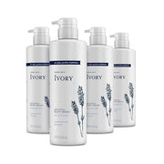 Ivory Sensitive Skin Moisturizing Body Wash, Hint of Lavender, 17.9 Fl Oz (Pack of 4) - Product Image