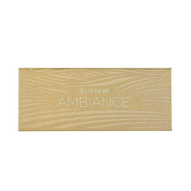 Sigma Beauty Ambiance Eyeshadow Palette | Luminous, Neutral and Gold Shades | Summer Vibes, Mirror Included - Product Image