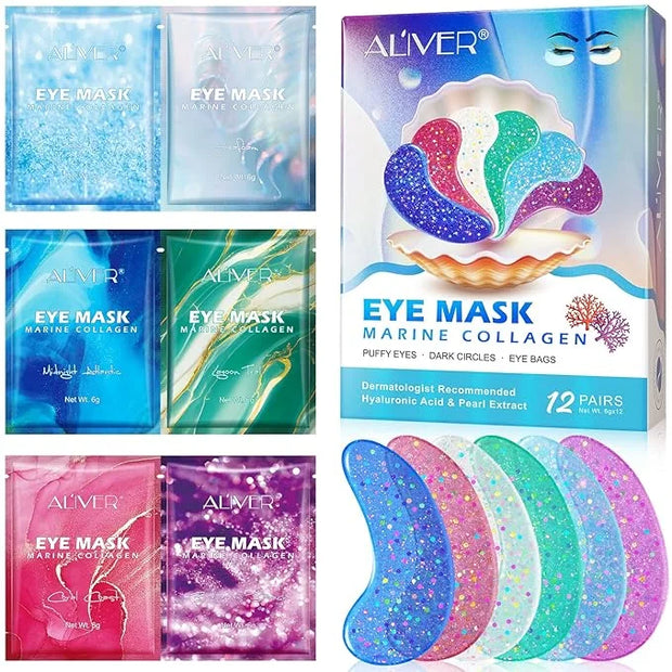 Eye gels with natural marine