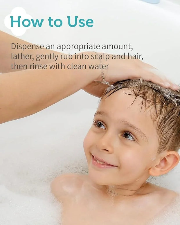 Kids' Fresh Shampoo - Korean Kids Scalp Purifying Shampoo - Gentle Deep Cleansing for Oily, Smelly Scalps - Low pH & Silic...