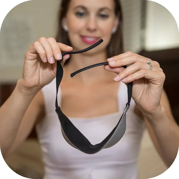 ComfyMed® Sleep Mask CM-EM17 - Best Night and Travel 3D Eye Mask for Men and Women (Grey) - Product Image