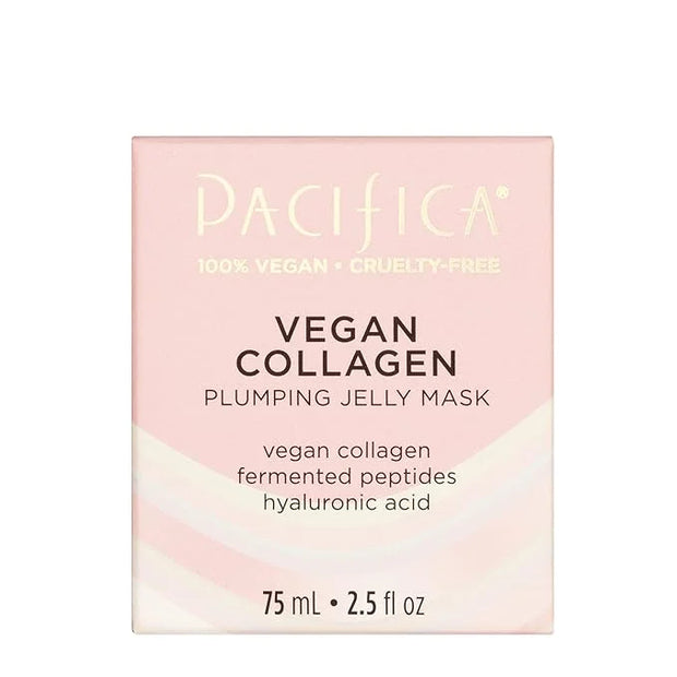 Pacifica Vegan Collagen Plumping Jelly Mask – Overnight Hydrating Face Mask with Vegan Collagen, Squalane & Hyaluronic Aci...
