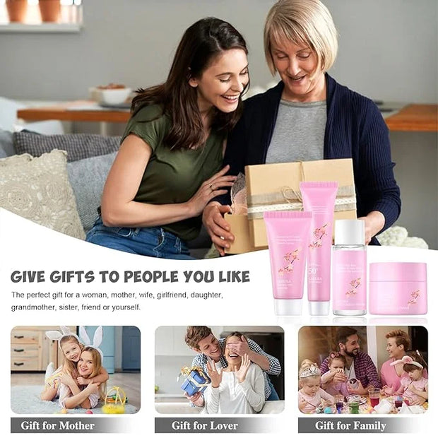 Sakura Skincare Gifts for Teenage Girls Skincare Kits - Skin Care Sets & Kits - Cherry Blossom Skin Care Kit - Pamper Sets...