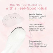 grace & stella Under Eye Brightener Balm Stick - Travel Essentials - Caffeine Eye Cream for Dark Circles, Puffiness, Wrink...