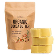 Organic Cocoa Butter Raw Unrefined - Food Grade USDA Certified - for Scars, Stretch Marks Cream - 100% Cocoa Butter Raw Or...