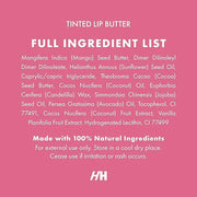 100% Natural Tinted Lip Butter Sleeping (Light