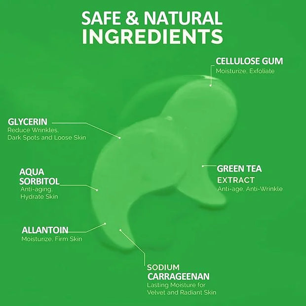 CCbeauty Under Eye Masks, Green Tea Collagen Eye Patches for Puffy Eyes, Dark Circles and Puffiness, Hydrating Mask Skinca...