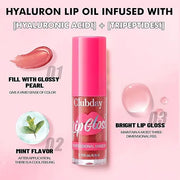 Lip Plumping Gloss Lip Gloss Moisturizing Tinted Lip Gloss Long Lasting Waterproof Hydrating Plumping Lip Oil For Women (1...