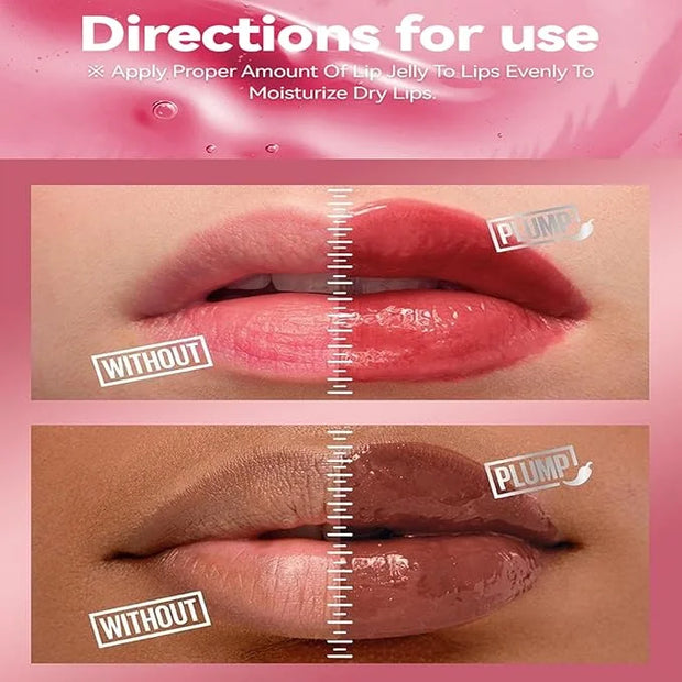 Lip Plumper Gloss 3 Colors Set, Glaze(A)
