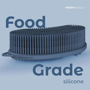 Mainbasics exfoliating silicone body scrubber