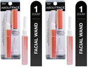 Kai About Face Sonic Beauty Wand with Bonus Eyebrow Shaper; Battery Operated Face Hair Remover; Face, Chin, & Lip Hair Rem...