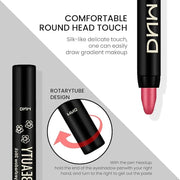 evpct Red Shimmer Cream Eye Shadow Brightener Sticks Set for Eyes, Red Shimmery Matte Pencil Eye shadow Applicator Stick P...