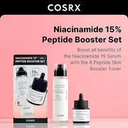 COSRX Niacinamide 15% Peptide Booster Set - Amazon Exclusive - Korean Skin Care Set, Gift Sets, Niacinamide Serum, Face Se...