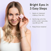 grace & stella Under Eye Cream for Dark Circles - Caffeine Eye Cream Anti Aging for Wrinkles - For Undereye Brightening, P...