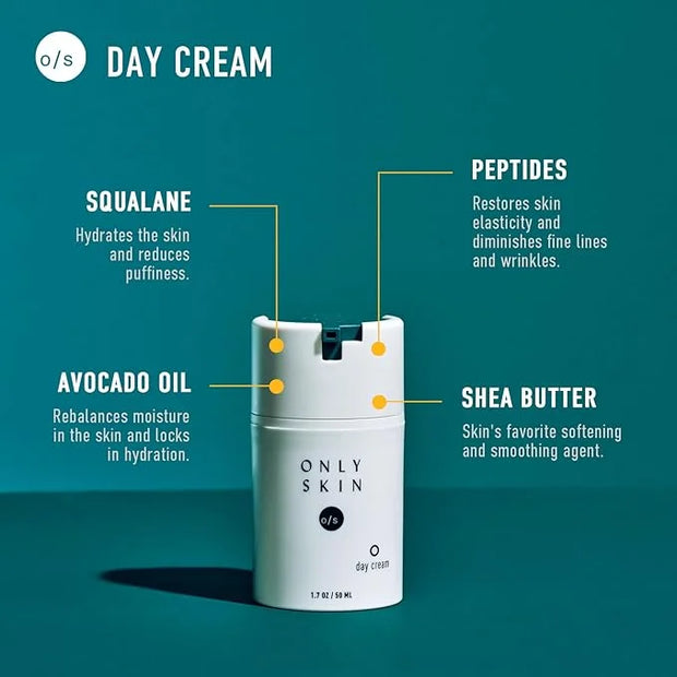 Daily Daytime Facial Moisturizer (1.7 Ounce) - Daily Moisturizing Cream, Lightweight Moisturizer to Hydrate Skin, Includes...