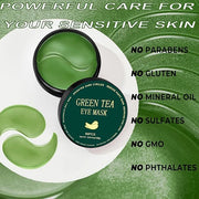 CCbeauty Under Eye Masks, Green Tea Collagen Eye Patches for Puffy Eyes, Dark Circles and Puffiness, Hydrating Mask Skinca...
