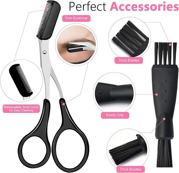 Eyebrow Razor Pack, Multipurpose Dermaplaning Face Razors for Women Facial Hair Removal/Exfoliating/Eyebrow Face Shavers/P...