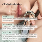 ENTROPY Makeup Charm Ultra Glossy Lip Serum, Nourish Lip Care with Amino Complex, Hydrating, Cooling Care, Non-Sticky, Hig...