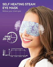 30 Packs Lavender Steam Eye Mask - Heated Eye Mask for Dark Circles and Puffiness Warm Eye Mask for Dry Eye Mask Relief Ey...