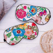 Maxfeel 100% Pure Silk Eye Mask - Sleep Eye Cover in Printed Colors (#10) - Product Image