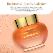 Collagen & Vitamin C Eye Cream - Hydrates, Reduces Puffiness & Dark Circles - Dermatologist Tested, Korean Skin Care for A...