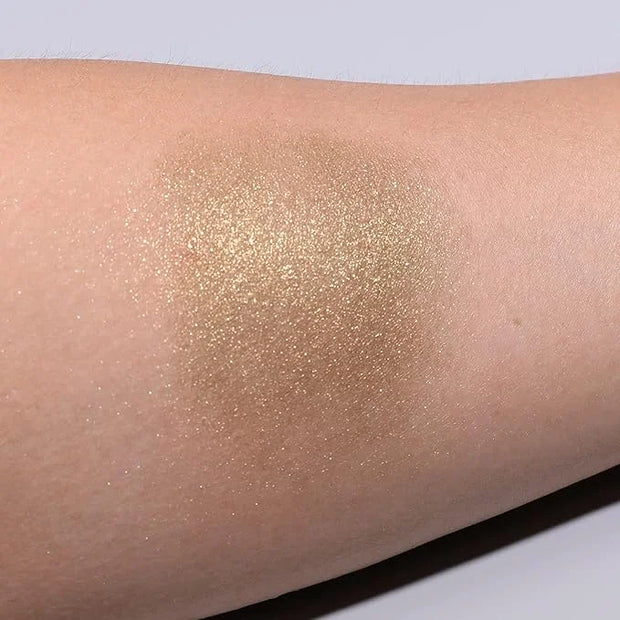ISMINE Single Eyeshadow Powder Palette Shimmer Gold, High Pigment, Longwear Single Gold Eye Makeup for Day & Night (#16) -...