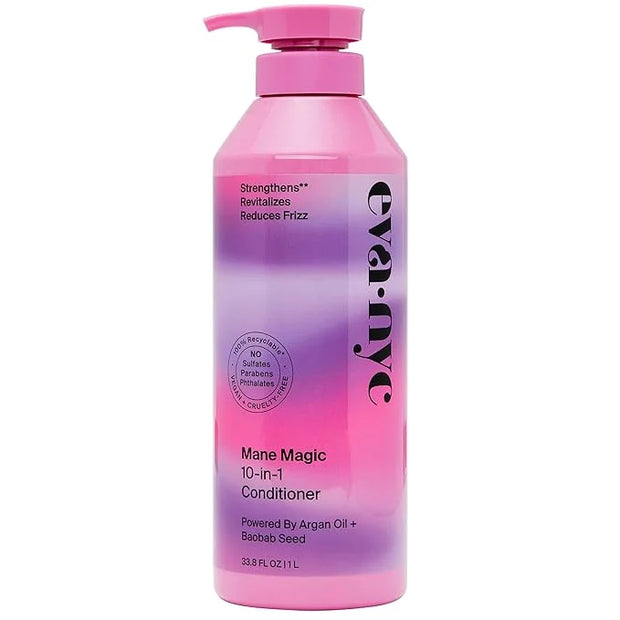 Eva NYC Mane Magic 10-in-1 Hair Conditioner, Sulfate-Free for Soft, Smooth, Strengthened Locks - All Hair Types, GMO-Free,...