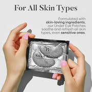 Snail Mucin Under Eye Patches (30 PAIRS), For Puffy Eyes and Dark Circles, Under Eye Mask with Hyaluronic Acid & Hydrolyze...