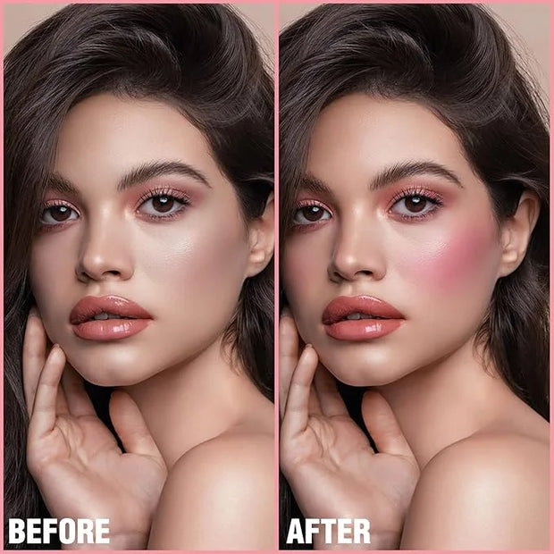 FOCALLURE Cream Blush Makeup,Buildable Blush Stick for Cheeks,Matte and Dewy Finish,Long Wearing,Easy Application,Lightwei...