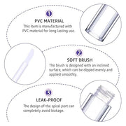 AMORIX 20 Pack Diamond Lip Gloss Tubes with Wand 5ml Empty Rhinestone Cute Lipgloss Bottles/Containers Crystal Lip Gloss S...