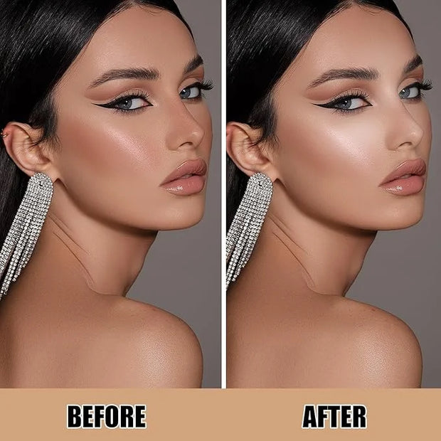 Brown Face Contour Palette,Stereo for Face Retouching, Eye