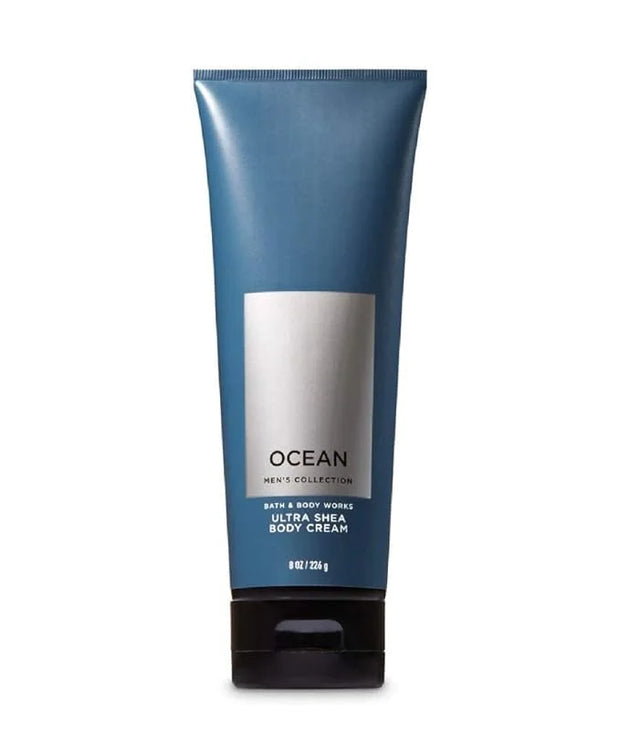 Bath and Body Works Ocean For Men Signature Ultra Shea Body Cream 8 fl oz Pack Of 3 (Ocean) - Product Image