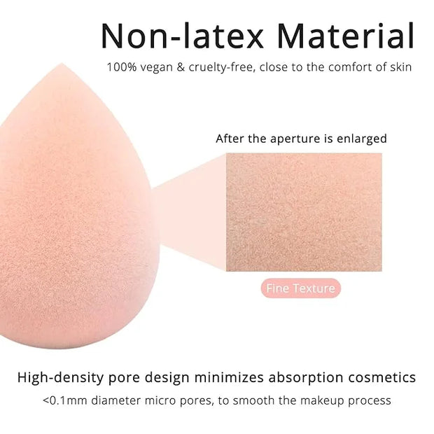 BEAKEY Makeup Sponge Set, Foundation Blending Sponge, Beauty