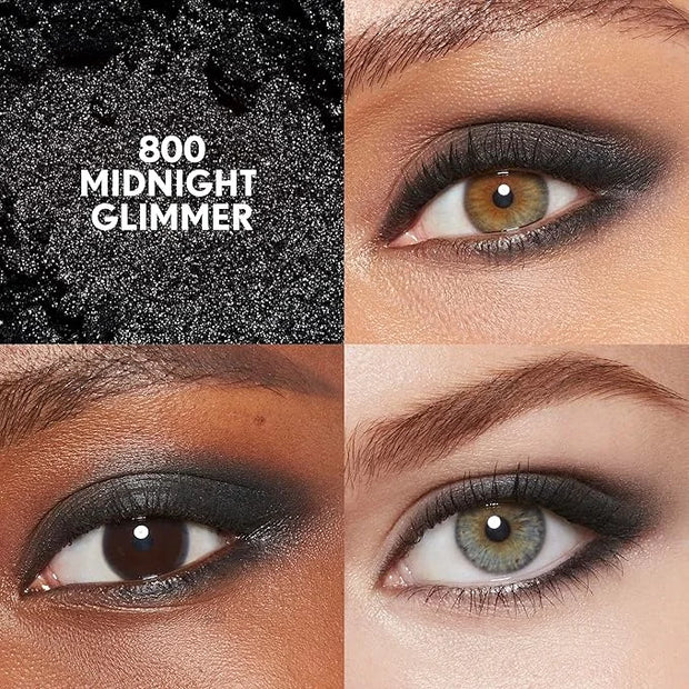 COVERGIRL Eye Enhancer, Midnight Glimmer, Eyeshadow Mono, Easy to Wear, Clean & Vegan, Talc-Free, Matte & Shimmer Finishes...