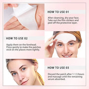 Kaely 12Pcs Forehead Wrinkle Patches,Facial Anti Wrinkle Patches with Collagen,Face Tape for Wrinkles for All Skin Types,S...