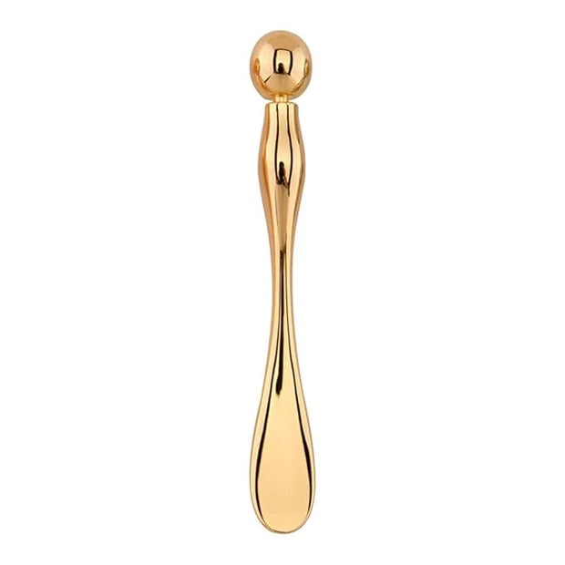 WOIWO 1 PCS Metal Cosmetics Dipping Spoon Cream Shovel Spoon Beauty Mask Small Spoon Eye Cream Stick (gold) - Product Image