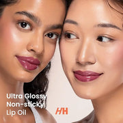 Handmade Heroes 100% Natural Vegan Lip Oil with Squalane Non-Sticky Lip Gloss Moisturizing, Shiny, Nourishing Korean Lip G...