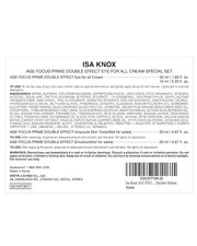 Isa Knox AGE FOCUS Prime Double Effect Eye For All Cream Set (3.4fl oz) - Korean Skin care Set, Anti Aging, Lightweight Ri...