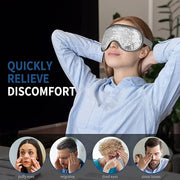Cooling eye mask with gel