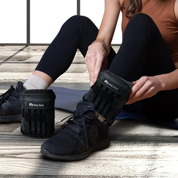 Pair of Adjustable Ankle/Wrist Weights Can Be Adjusted 2 x - Product Image